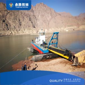 6 inch mini cutter suction dredger for small river channel, 30m3/h sediment