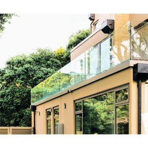 Safety Tempered Glass Fence Balustrade Balcony Pool Handrail Railing Banister