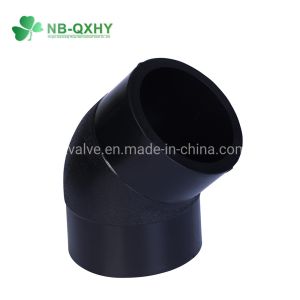 Black Oxide Finish HDPE Butt Fusion End Cap Fittings for Water and Gas Supply