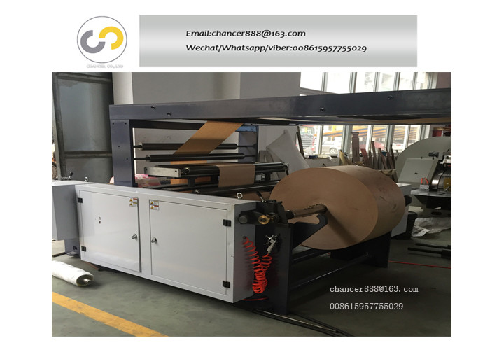 Quality Double layers flat bottom paper bag making machine for flour, grocery, food for sale