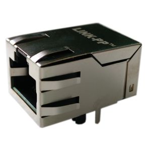 0811-1X1T-06 Single Port Magnetic RJ45 Jack | LPJ2011CNL