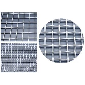 2.5m Galvanized Crimped Wire Mesh Park Safety Fence Use