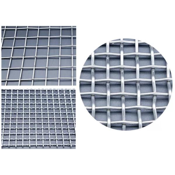 Buy 2.5m Galvanized Crimped Wire Mesh Park Safety Fence Use at wholesale prices