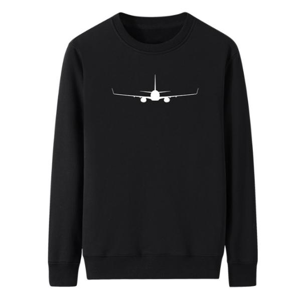 flat stitching seem men cotton polyester crew plain pullover thermal sweatshirts