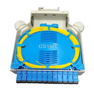 China 12 Sc Fiber Optic Connection Box Aluninum For FTTH CATV GPON on sale