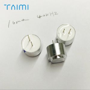 25khz 16mm Piezo Waterproof Ultrasonic Transducer 1.2ms IP65