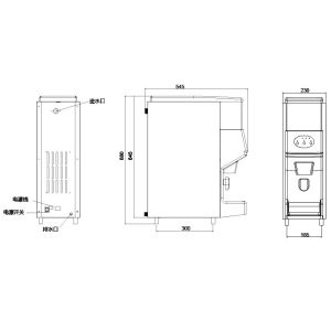 Full Automatic Low Power Low Noise Fast Cooling Modular Ice Machine , Potable