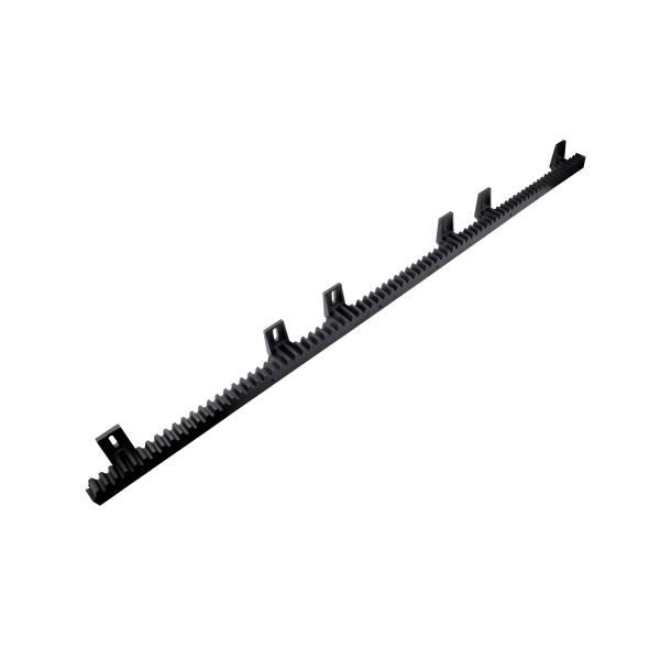 Nylon Polyamide Electric Gate Gear Rack M4 Automatic Toothed Black Plastic
