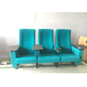Quality Commercial Movie Theater Lounger With Plastic Cup Holder Model Foam Theater Seating for sale