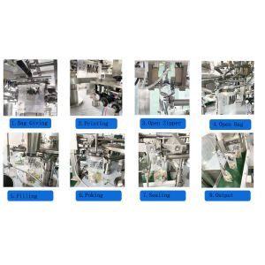 Laundry Pods Laundry Detergent Zipper Bag Packing Machine Automatic