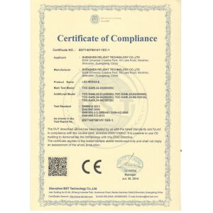 Shenzhen Relight Technology Co.,Ltd Certifications