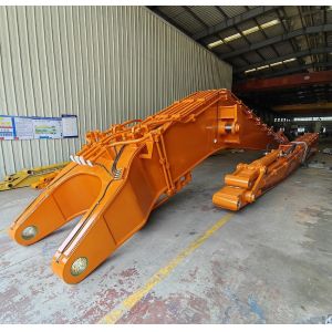Top 1 Excavator Long Reach Boom Cleaning Riverbed Dredging