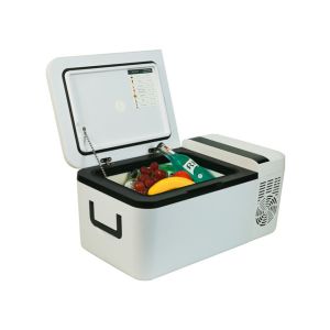 White DC12V 15L Car Mounted Refrigerator