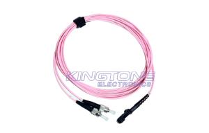China Pink Multimode Fiber Optical Patch Cord SC to MTRJ 62.5/125 For Telecommunication on sale
