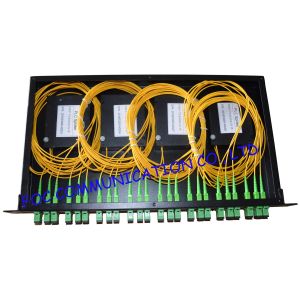 China SC / APC Connector Fiber PLC Splitter Low PDL Low Insertion Loss For FTTX on sale China SC / APC Connector Fiber PLC Splitter Low PDL Low Insertion Loss For FTTX on sale