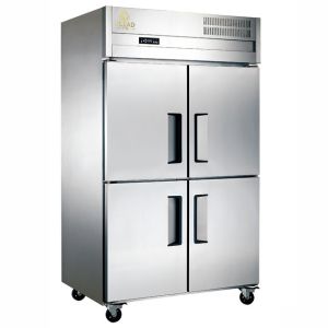 Stainless Steel Commercial Refrigerator Freezer with Freezing Functionality for