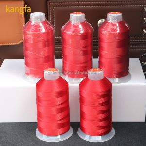 Plastic cone 100% continuous filament polyester thread TEX70 for crochet Free