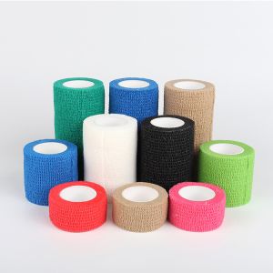 CE Class I Cotton Flexible Disposable Cohesive Bandage Wrap for Sports, Hand &