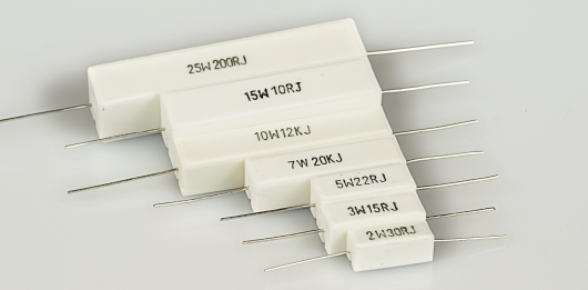 Power Electronics Component Rx27 Ceramic Encased Wirewound Cement Power Resistors 2W-40W