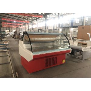 R404a Ventilated System Deli Display Refrigerator Fan Cooling