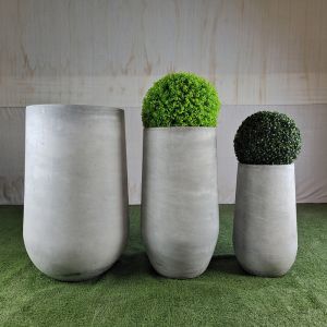 Effortlessly Elevate Your Plant Display With Fiber Clay Planters