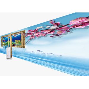 90V-246v Vertical Wall Printer Machine 1800mm Printing Height