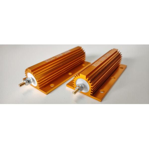 RX24 100W High Insulation Dynamic Gold Aluminium Braking Resistor Aluminum Housed Braking Resistor for Load Equipment