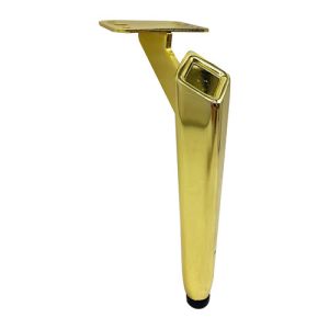 Factory Supply 6inch Iron Cast Wooden Color Black Golden Metal Furniture Sofa