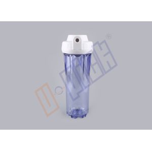 White PP Cap Clear Water Filter Housing / PVC Water Filter Housing NSF