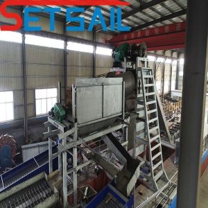 Chain Bucket Gold Dredger with Jigging Machine Total Fuel Consumption 14L-39L