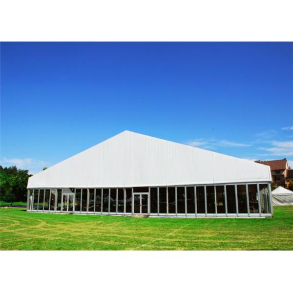 25m * 30m Permanently Installed Glass Wall Tents For Commercial Ceremony