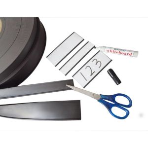 Flexible Magnetic C Channel Label Holders 1x3 Inch 1mm Thickness