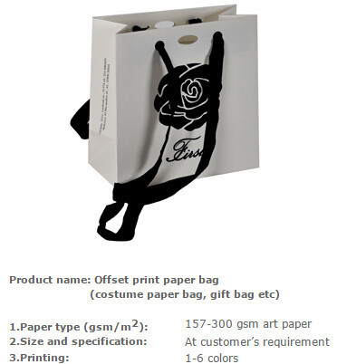 Buy New Wholesale Recycled Fancy Custom Paper Shopping Bag With Logo Print at wholesale prices