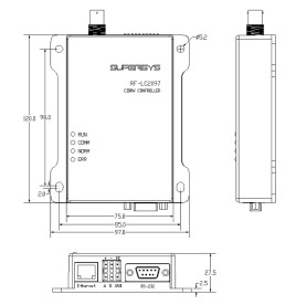 RF-LC103145-4ANT Ethernet RS-485 RS-232 CIDR Wcontroller
