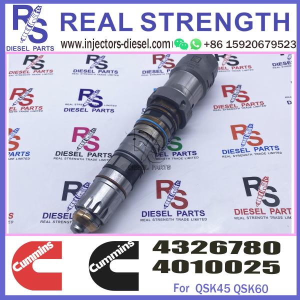 4001813 4010025 4088427 Cummins Diesel Injector For Engine QSK45 CM500 / QSK45G
