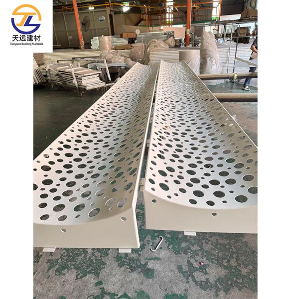 Buy Wooden Gain Aluminum Metal Ceiling AA1100 AA5005 AA3003 Aluminum Wall Panels at wholesale prices