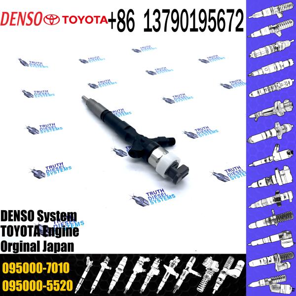 D-ENSO 095000-7010 23670-39165 original new Diesel Fuel Injector 095000-7010 For T-oyota Truck 2KD Engine