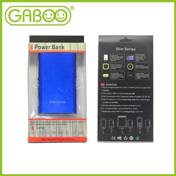 HG-PB04C 8000mAh metal powerbank with dual USB output
