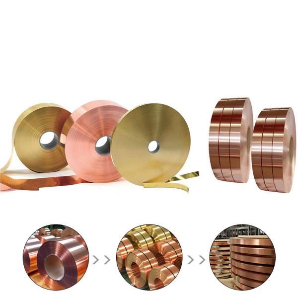 Buy Customizable Copper Strip Roll Polished Surface Smooth Copper Metal Strips at wholesale prices