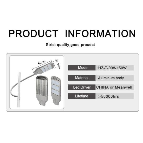 16500LM 150 Watt Solar Street Flood Lights Durable For Courtyard