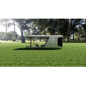 High quality luxury 8.5M*3.3M*3.2M Space capsule hotel room new space capsule