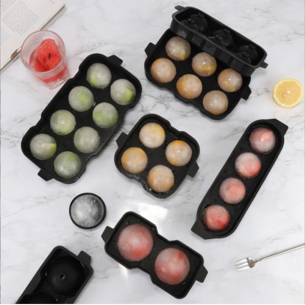 Stocked Silicone Round Ice Cube Ball Drinking Wine Tray Bar Ice ball Maker Mold Sphere Mold for Party Festival