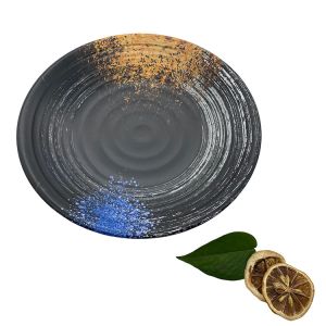 Black Personalized Camping Melamine Dinnerware Japanese And Korean Style