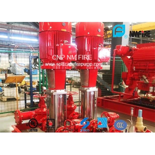 Multistage Booster Fire Jockey Pump 75GPM For Firefighting , NFPA20 GB6245