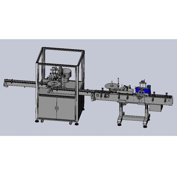 Ear / Nasal Spray Bottle Filling Machine , 5-30ml Oral Liquid Filling Machine