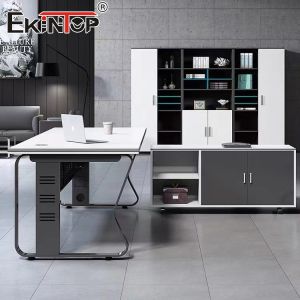 High-Quality Furniture Supplier Office Desk Industrial Style Designer Desk