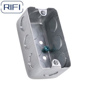 4"x2" Drawn Rectangle Boxes 58361-1/2 Handy Metal Boxes With Cover