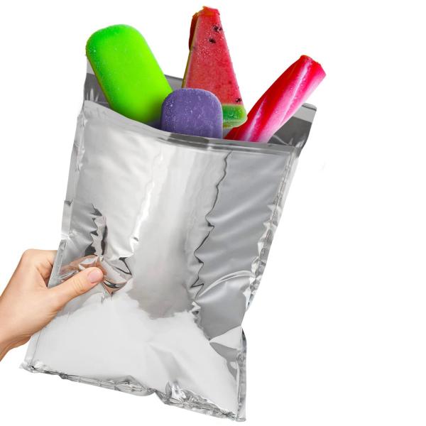 Disposable Metallic Aluminium Foil Hot Cold Thermal Insulated Bubble Cooler