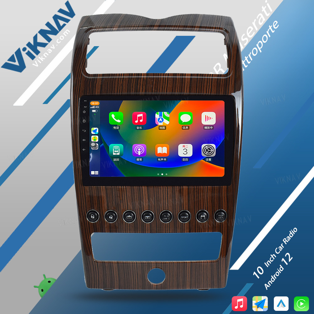 Quality 2004-2012 Android Car Maserati Quattroporte Radio Aftermarket Touchscreen Carplay for sale