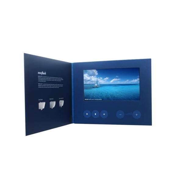 4.3'' marketing Video Invitation Card , digital video brochure with Rechargeable